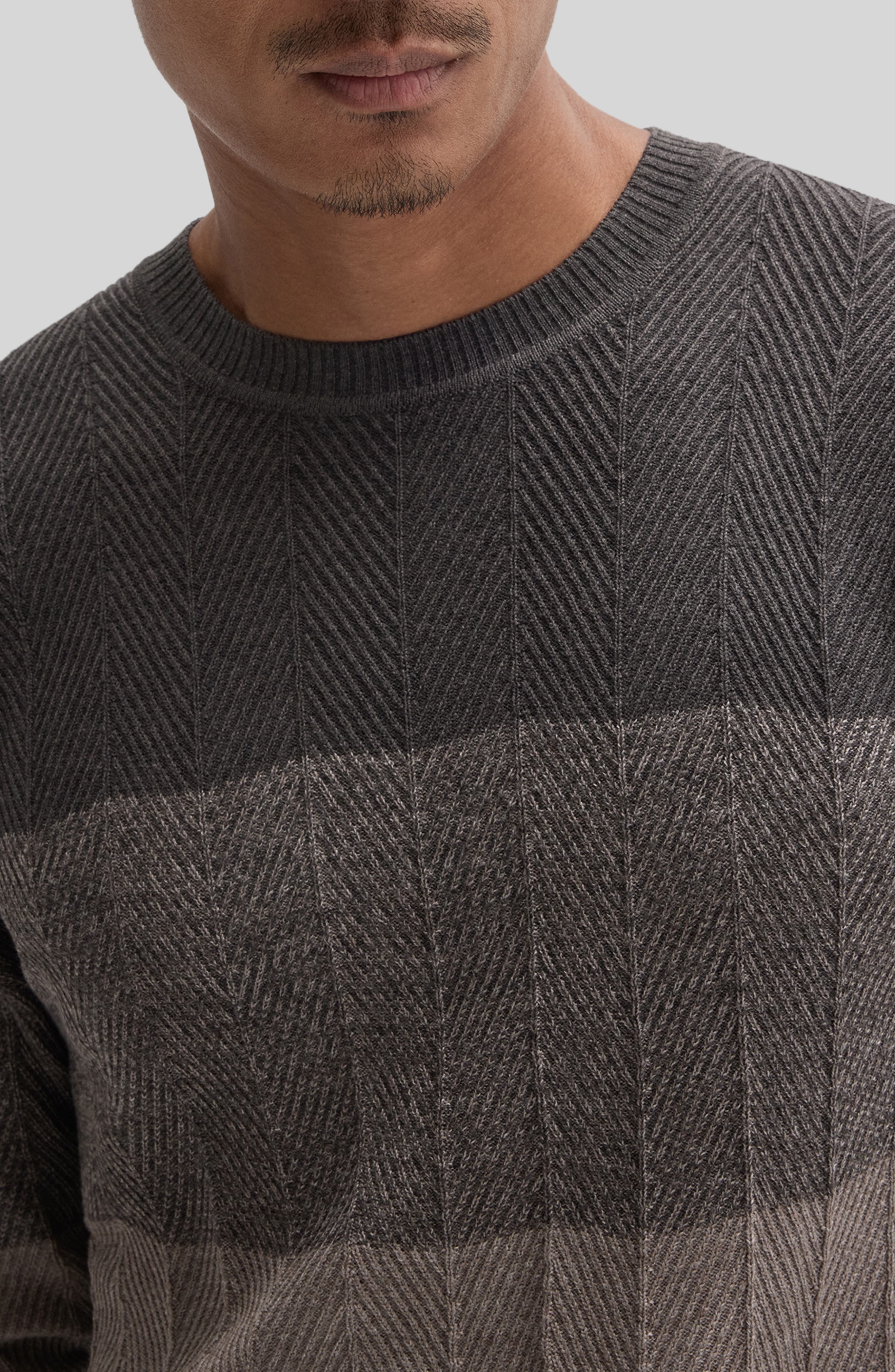 Robert Barakett Marchetti Wool Blend Chevron Sweater (Men) | Nordstrom