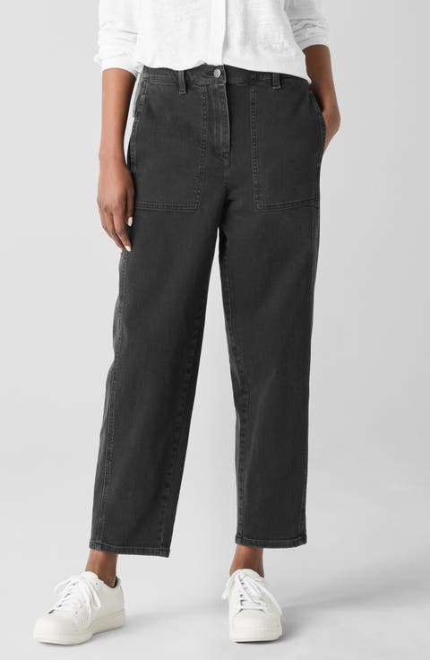 Eileen Fisher Ankle Lantern Jeans (Regular & Petite)