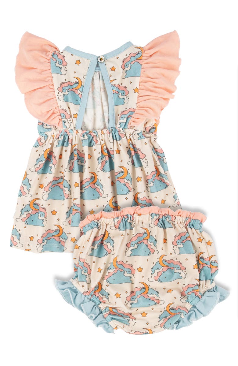 Miki Miette Mia Ruffle Tank & Bloomers Set, Alternate, color, Dreamland