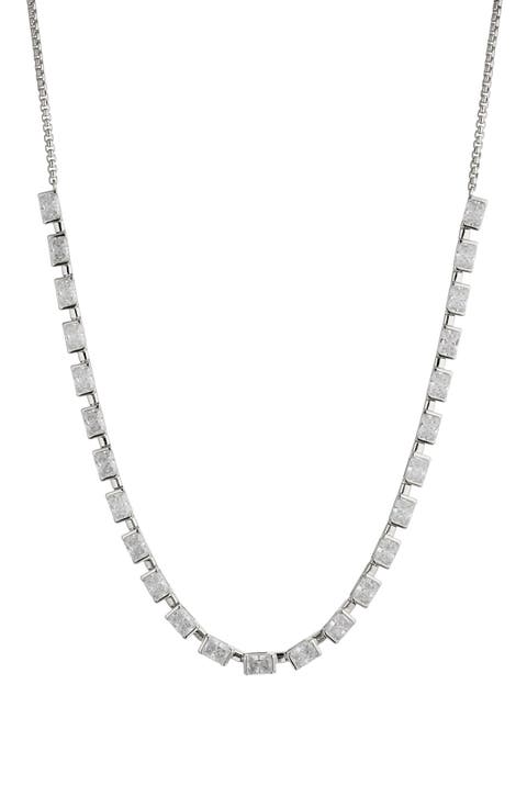 Chateau Cubic Zirconia Tennis Necklace