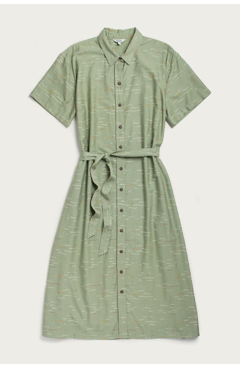 Bridge & Burn Sylvie Dress, Main, color, Teal Tide Waves