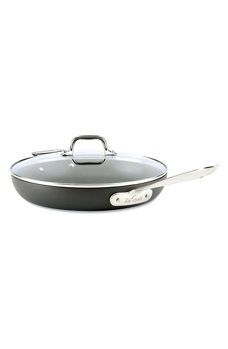All-Clad HA1 12-Inch Fry Pan with Lid, Main, color,