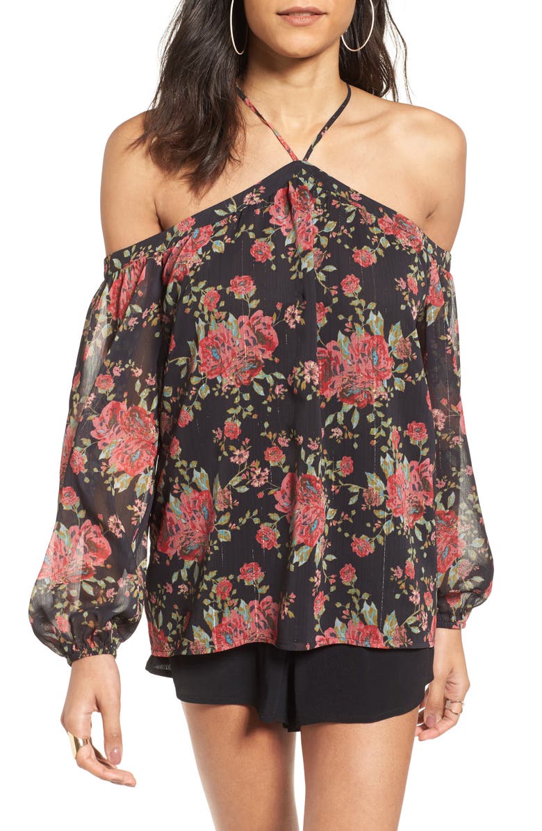 WAYF Liberty Off the Shoulder Blouse, Main, color,