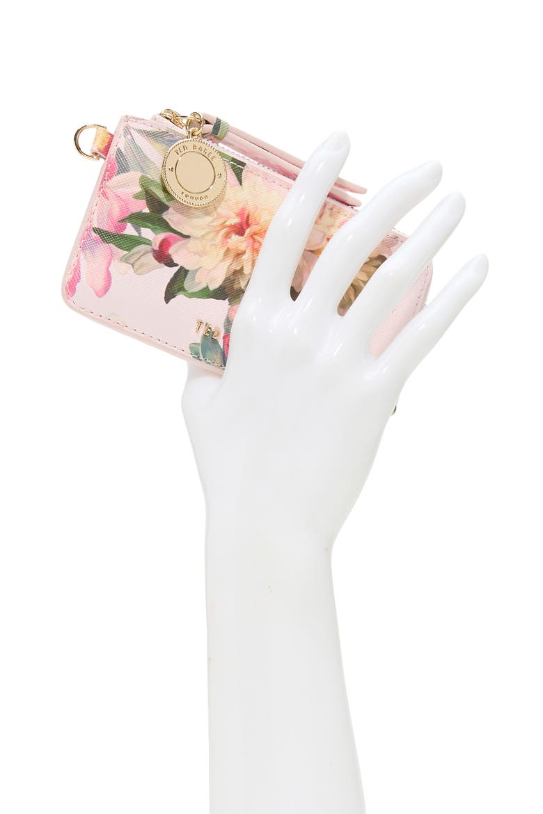 Lulu Faux Leather Wallet, Alternate, color, FLORAL