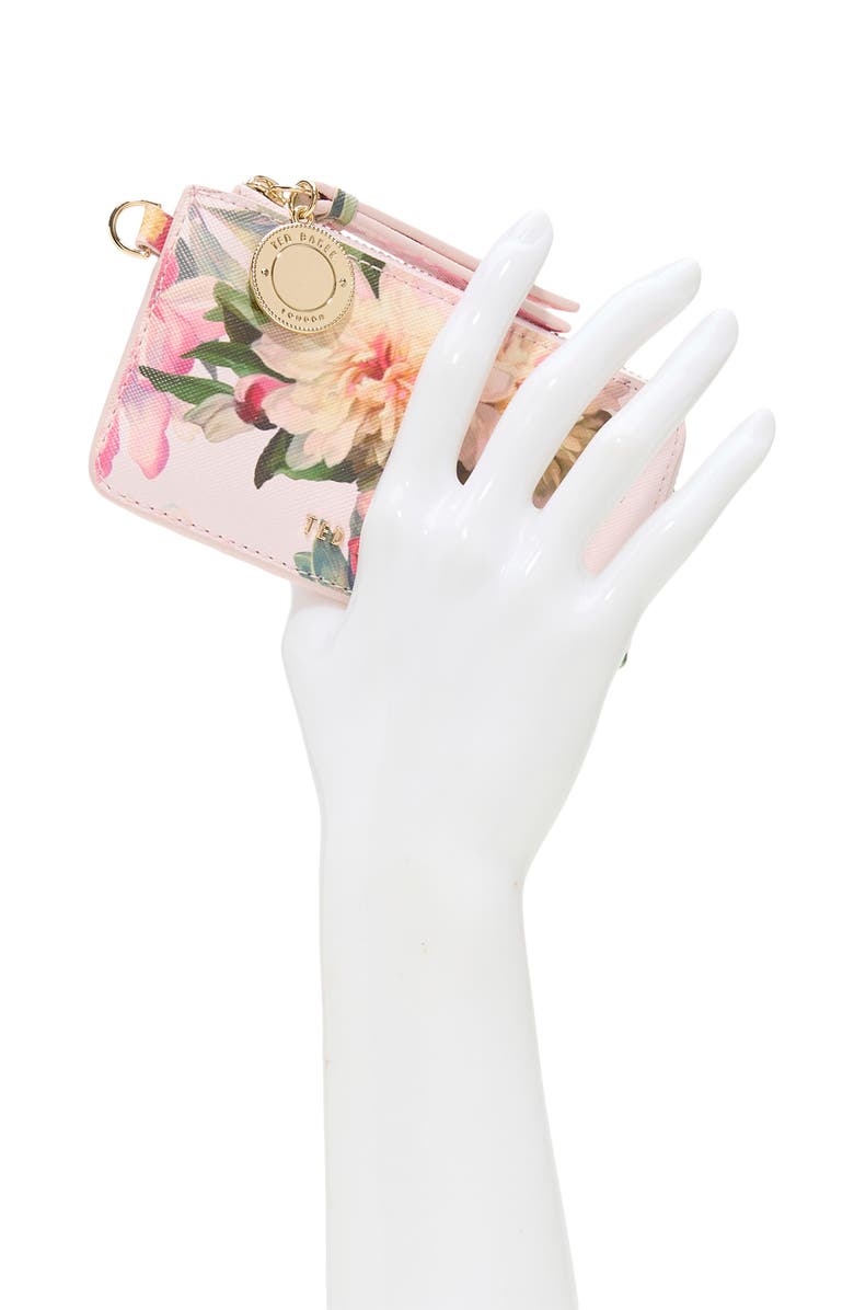 Ted Baker Lulu Faux Leather Wallet, Alternate, color, Floral