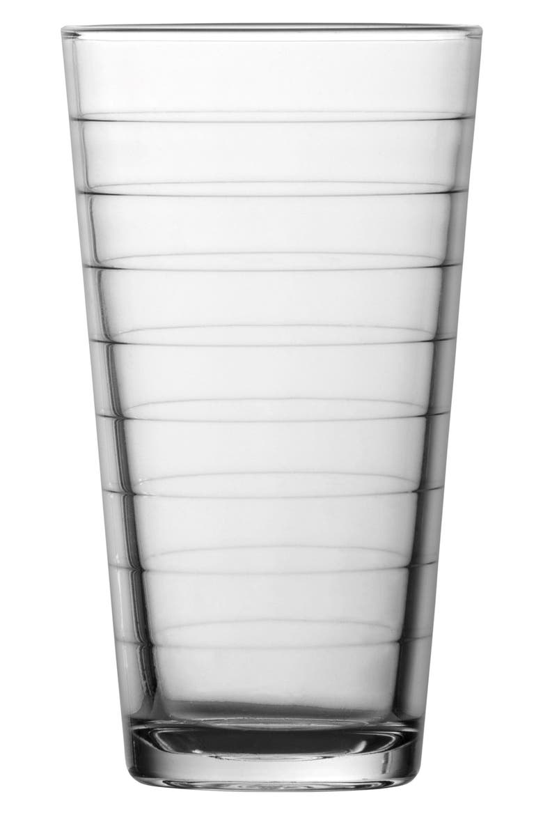 Ornamento Horizon Set of 12 Mixing Glasses, Alternate, color, CLEAR