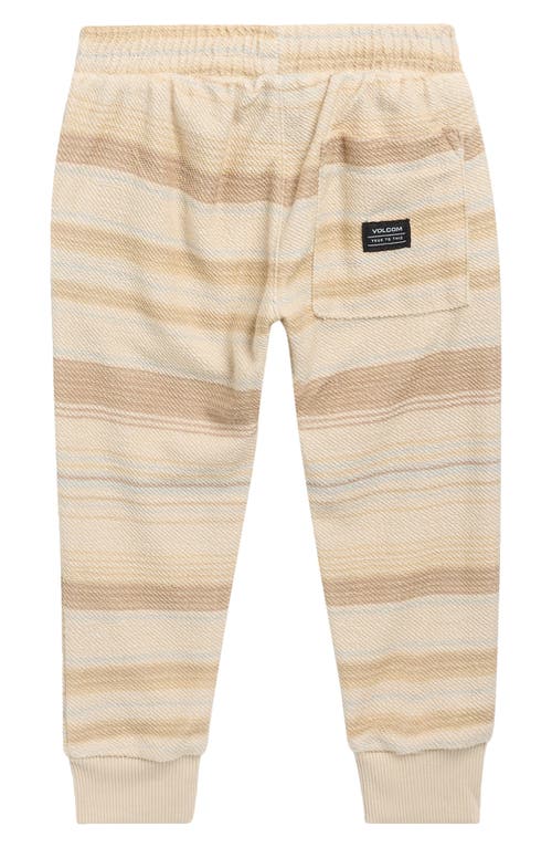 Volcom Kids' T-shirt, French Terry Hoodie & Joggers Set In Neutral