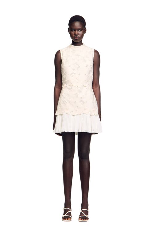 Sandro Guipure Lace Mini Dress