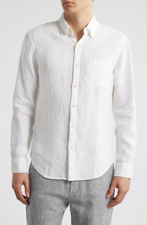 Playa Linen Button-Down Shirt