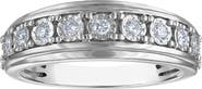 FZN Sterling Silver Lab Grown Diamond Ring
