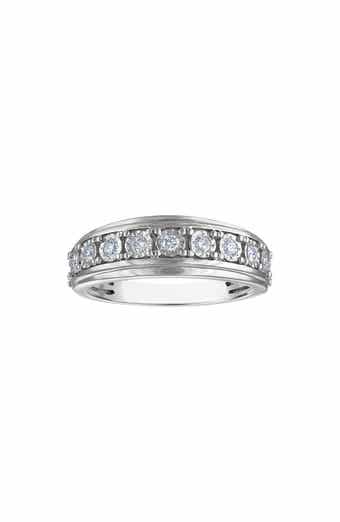 FZN Sterling Silver Lab Grown Diamond Ring