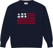 Ellsworth + Ivey Riley Crewneck Sweater American Flag