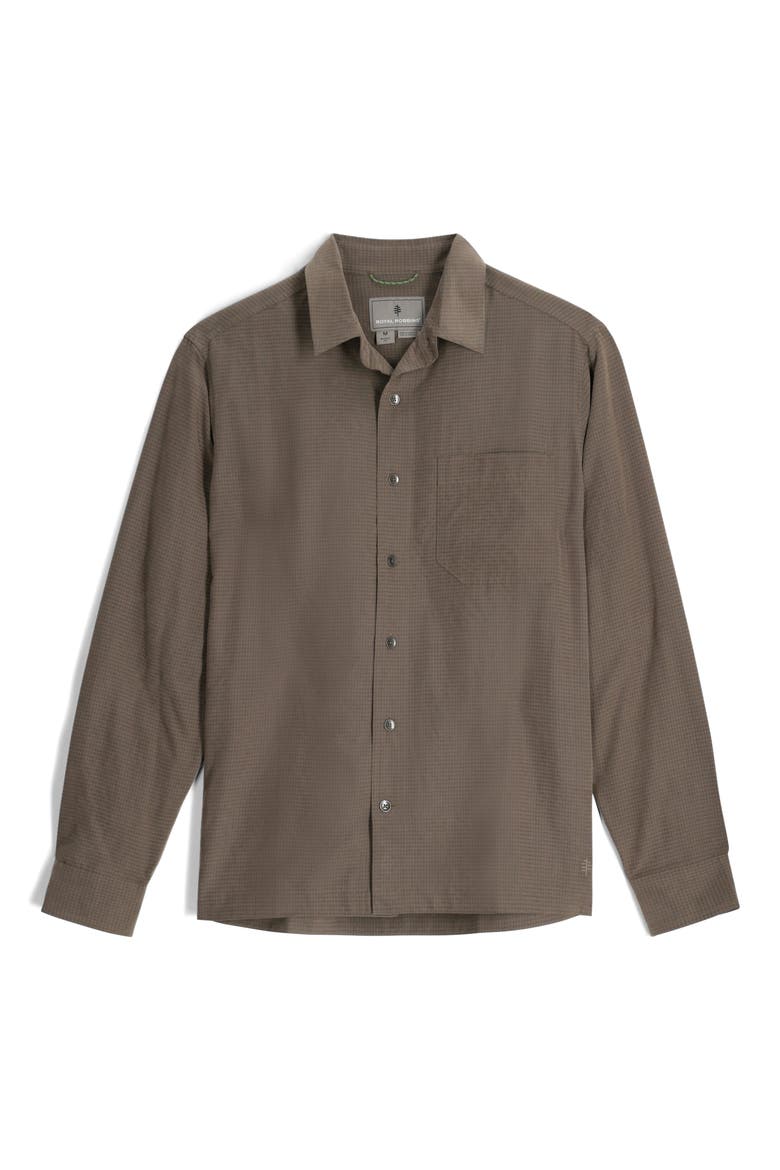 Desert Pucker Shirt, Main, color, EVERGLADE