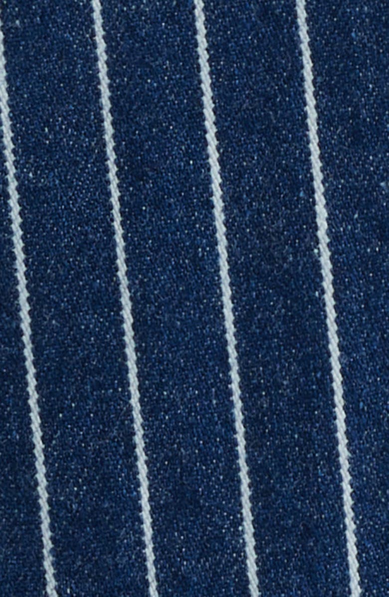 Service Works Pinstripe Denim Drawstring Chef Pants, Alternate, color, Indigo