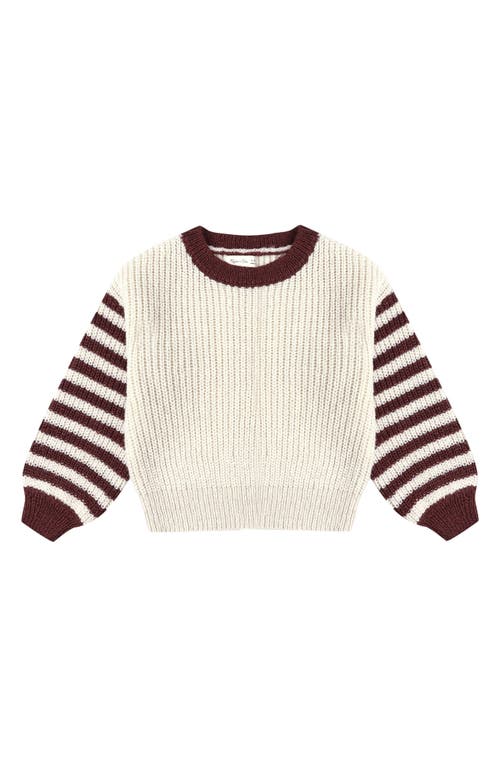 Rylee + Cru Aspen Stripe Sweater In Neutral
