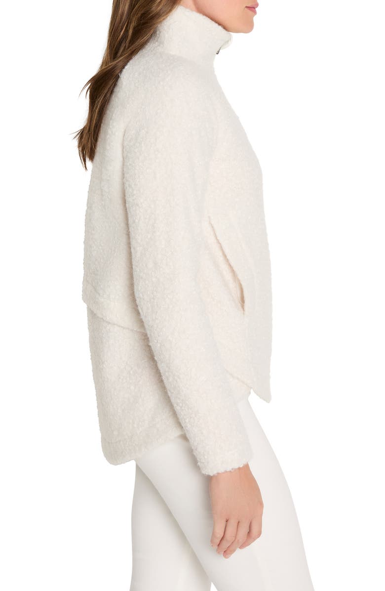 NIC+ZOE All Year Curly Bouclé Jacket, Alternate, color, Classic Cream
