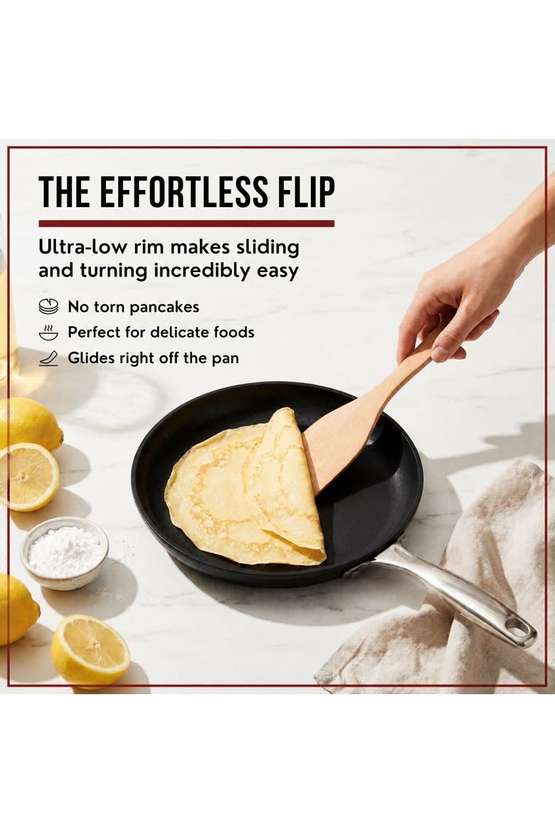 Maestro 10-Inch Ceramic Nonstick Pancake & Crepe Pan, Alternate, color, Black
