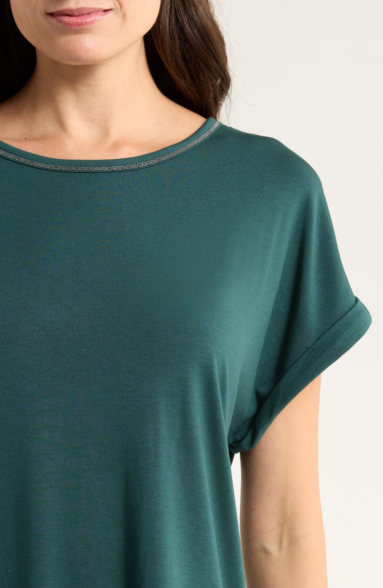 Tommy Bahama Kauai Caviar Beaded Collar T-Shirt, Alternate, color, Briny Deep