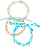 Leith 3-Pack Beaded Paracord Slider Bracelets