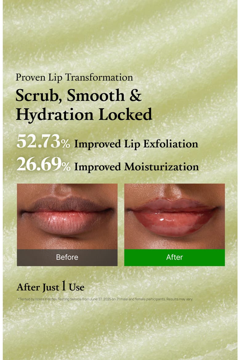Green Tomato Smoothie Lip Scrub, Alternate, color, NO COLOR