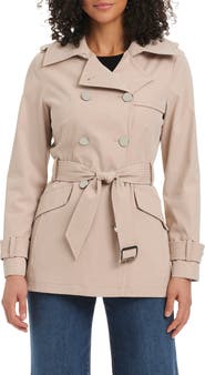 Kate Spade New York belted double breasted trench coat