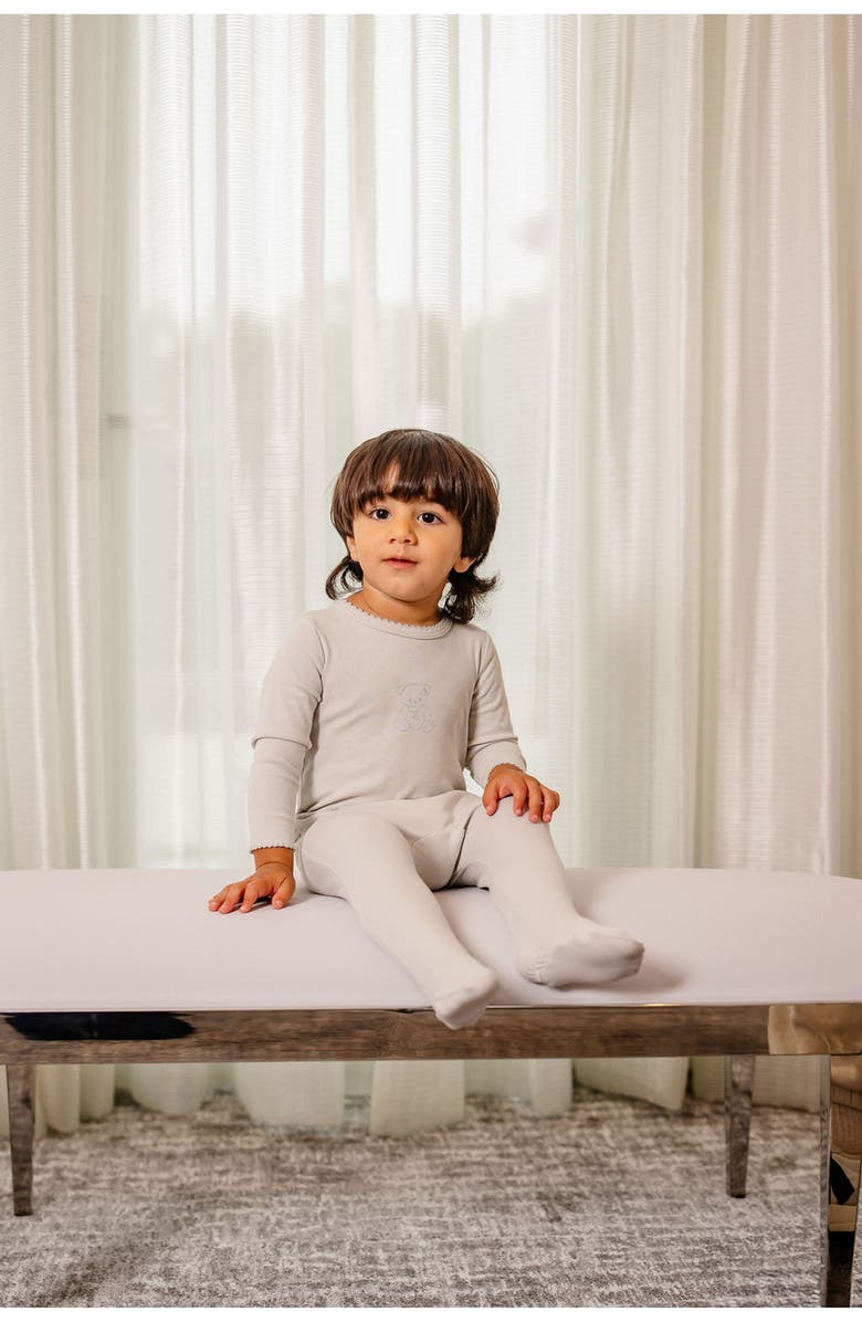 Pouf Boys Vintage Bear Footie, Alternate, color, Beige