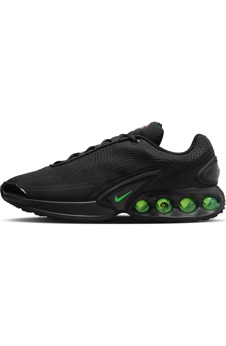 Nike Air Max Dn Sneaker, Alternate, color, Black/ Green Strike