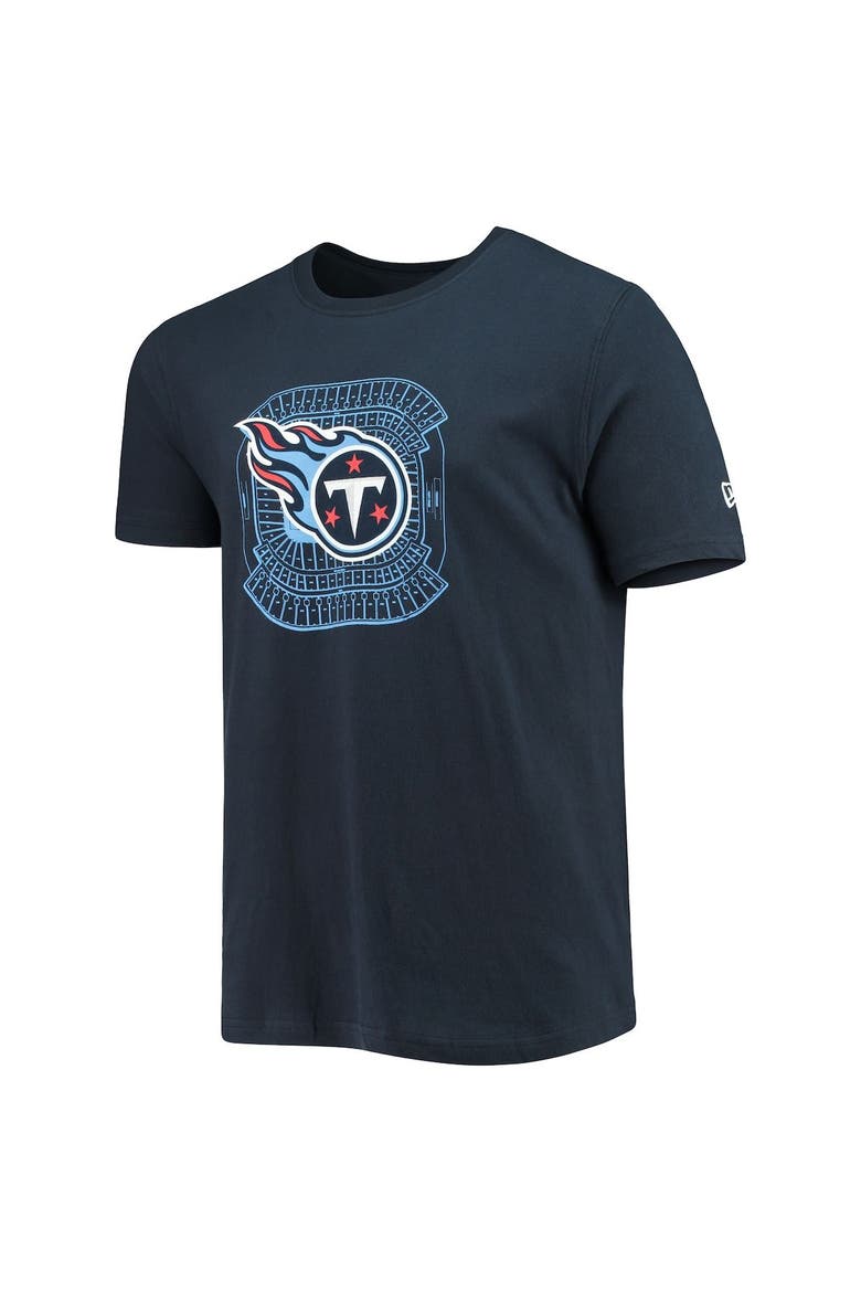 Men's New Era Navy Tennessee Titans Stadium T-Shirt, Alternate, color, Navy