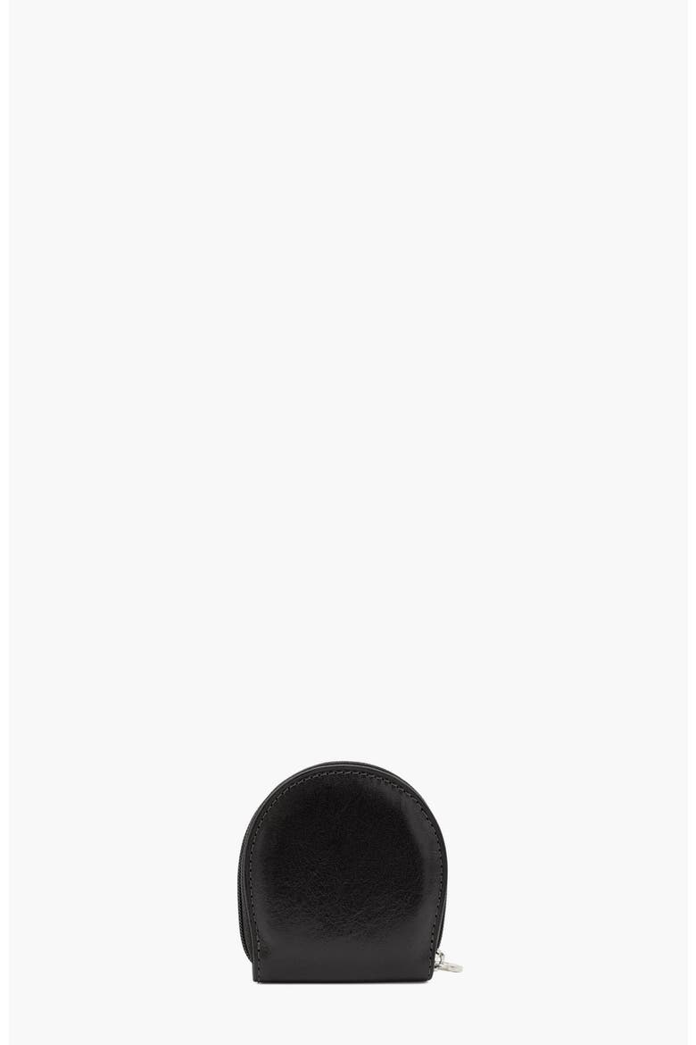 Gentleman Leather Coin Purse 553, Alternate, color, Black