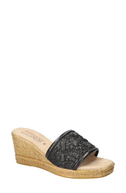 Ricci Espadrille Platform Wedge Slide Sandal (Women)