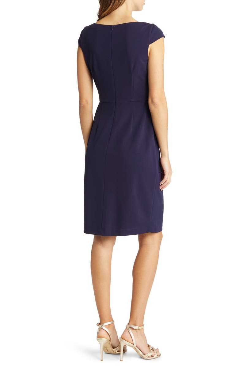 Tahari ASL Side Zip Sheath Dress, Alternate, color,