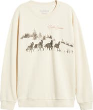 GOLDEN HOUR Tis the Season Horses Graphic Sweatshirt