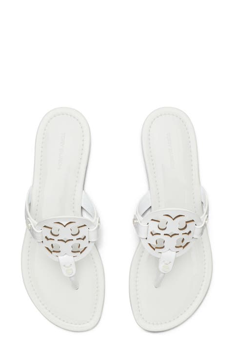 シューズ・サンダルその他 TORY BURCH Woman Flat sandals White 157872 100 Shop White Tory Burch Online | Nordstrom