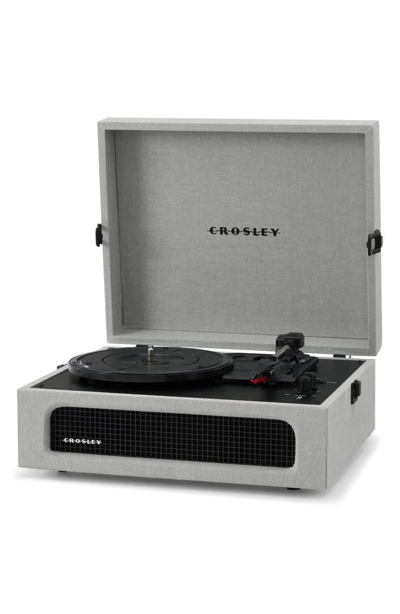 Crosley Radio Voyager Record Player, Alternate, color, Gray Tones