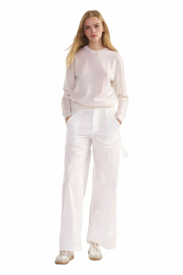 Elea Wool Cashmere Sweater, Main, color, White