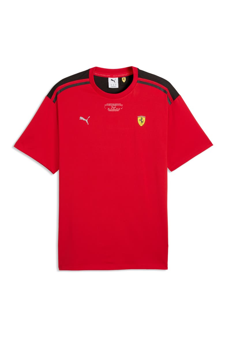 Scuderia Ferrari Cloudspun Performance T-Shirt, Main, color, ROSSO CORSA