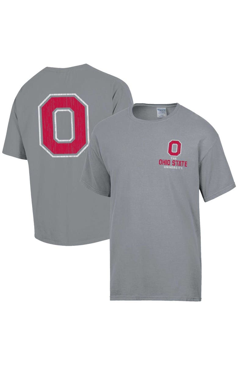 Comfort Wash Men's Comfort Wash Graphite Ohio State Buckeyes Vintage Logo T-Shirt, Main, color, 