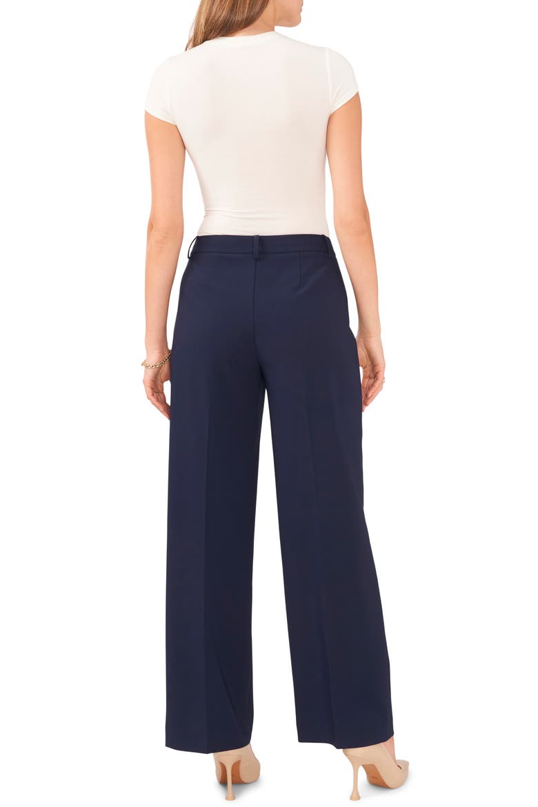 Stretch Crepe Wide Leg Pants, Alternate, color, CLASSIC NAVY