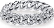 SHAY Pavé Diamond Mini Link Ring