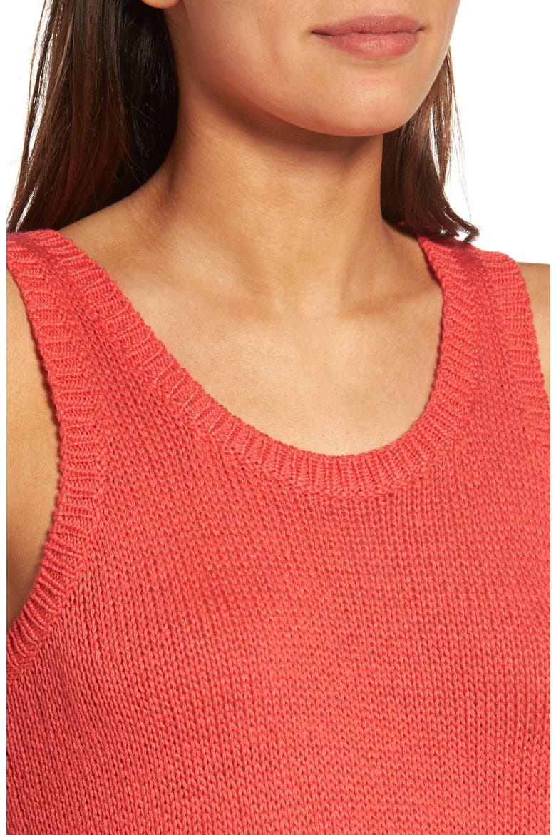Tape Yarn Tank, Alternate, color, PINK TEABERRY