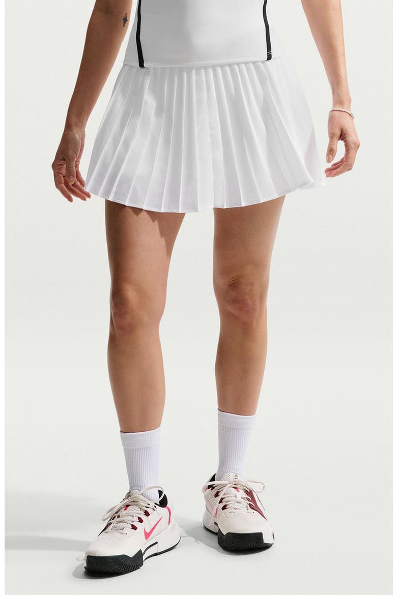 Victory Tennis Skort, Main, color, WHITE/ BLACK