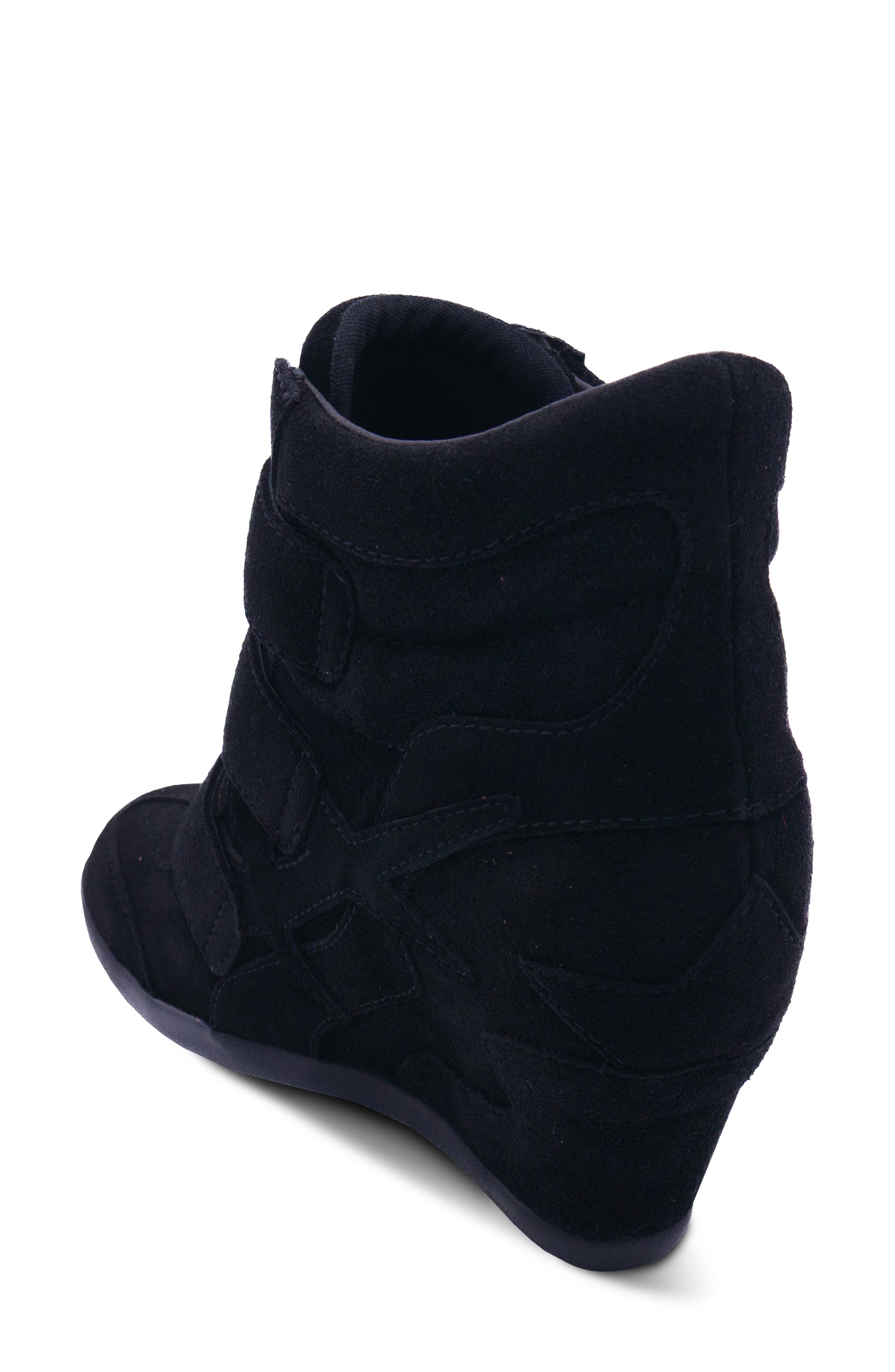 Bowie 2.0 Wedge Sneaker, Alternate, color, BLACK
