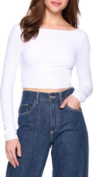 Susana Monaco Scoop Back Crop Top