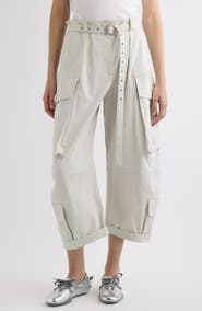 Acne Studios Pama Belted Twill Cargo Pants