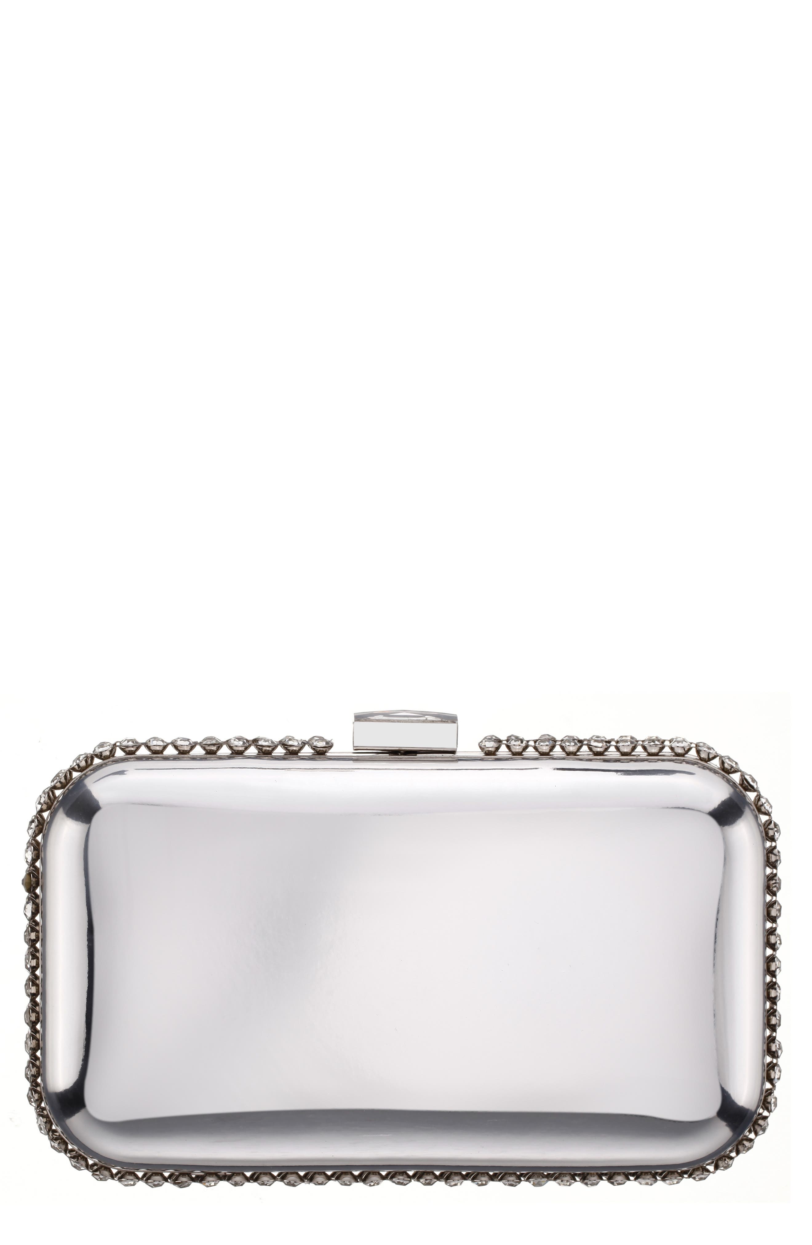 Nina Dorsey Frame Clutch, Main, color, 