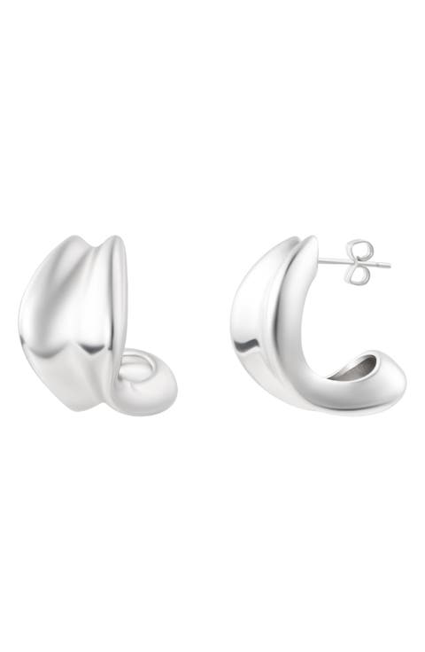 Sculpted Hoop Earrings