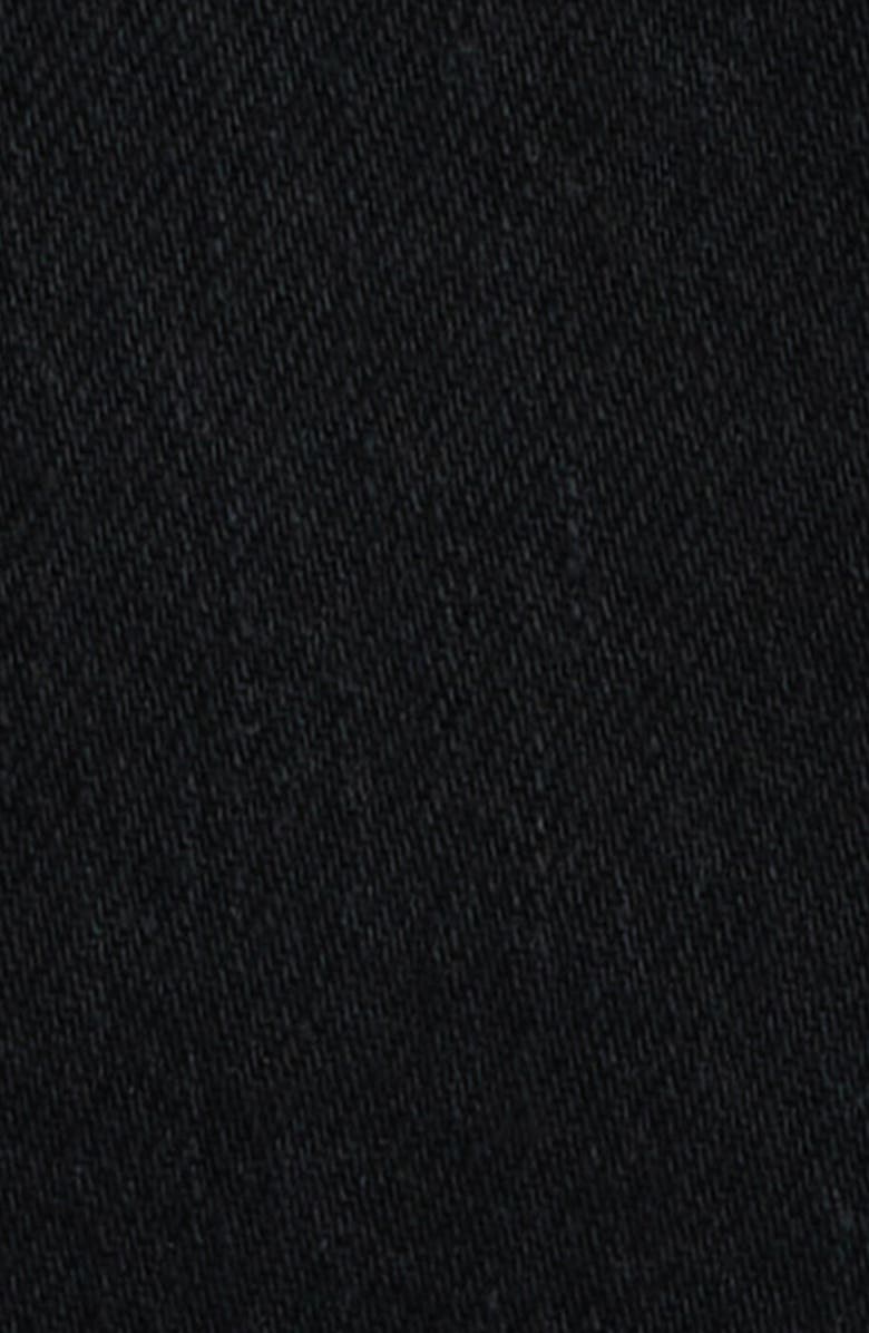Mavi Jeans Cotton Twill Snap-Up Shirt, Alternate, color, Black Indigo