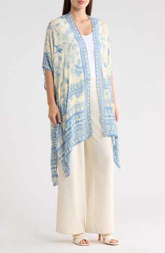 NORDSTROM RACK Lightweight Print Ruana