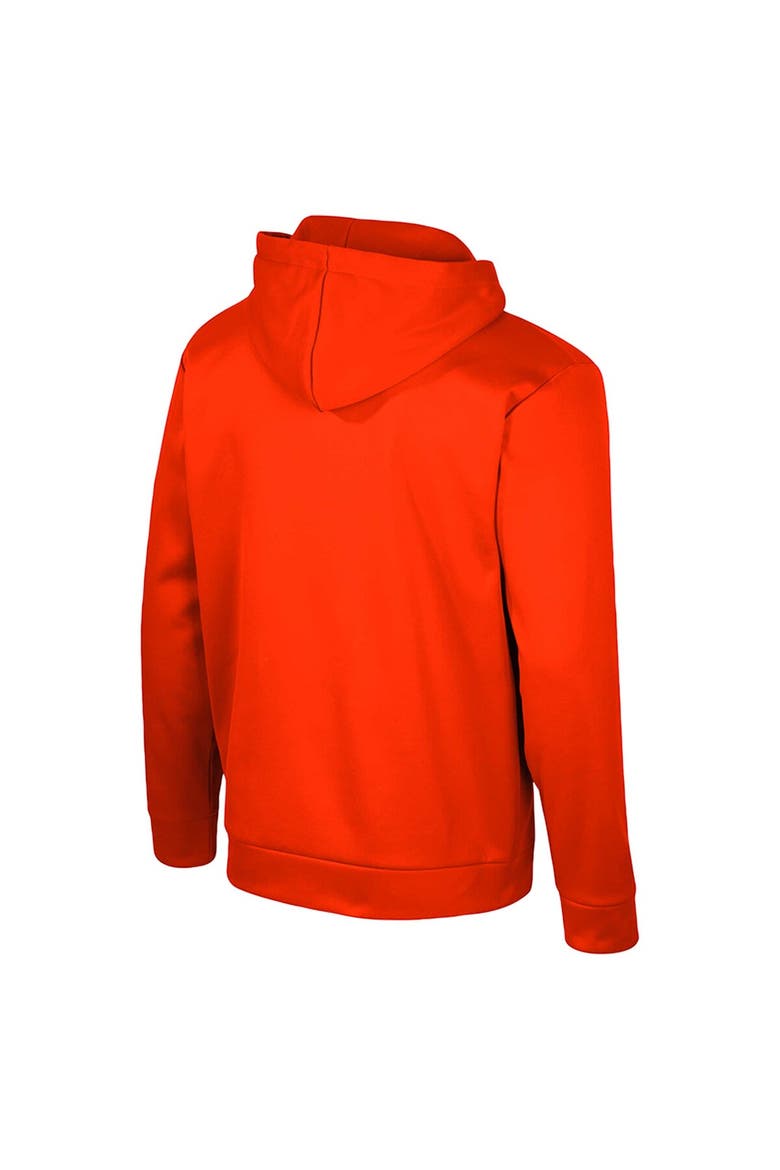 Men's Colosseum  Orange Clemson Tigers Quarter-Zip Hoodie, Alternate, color, Orange