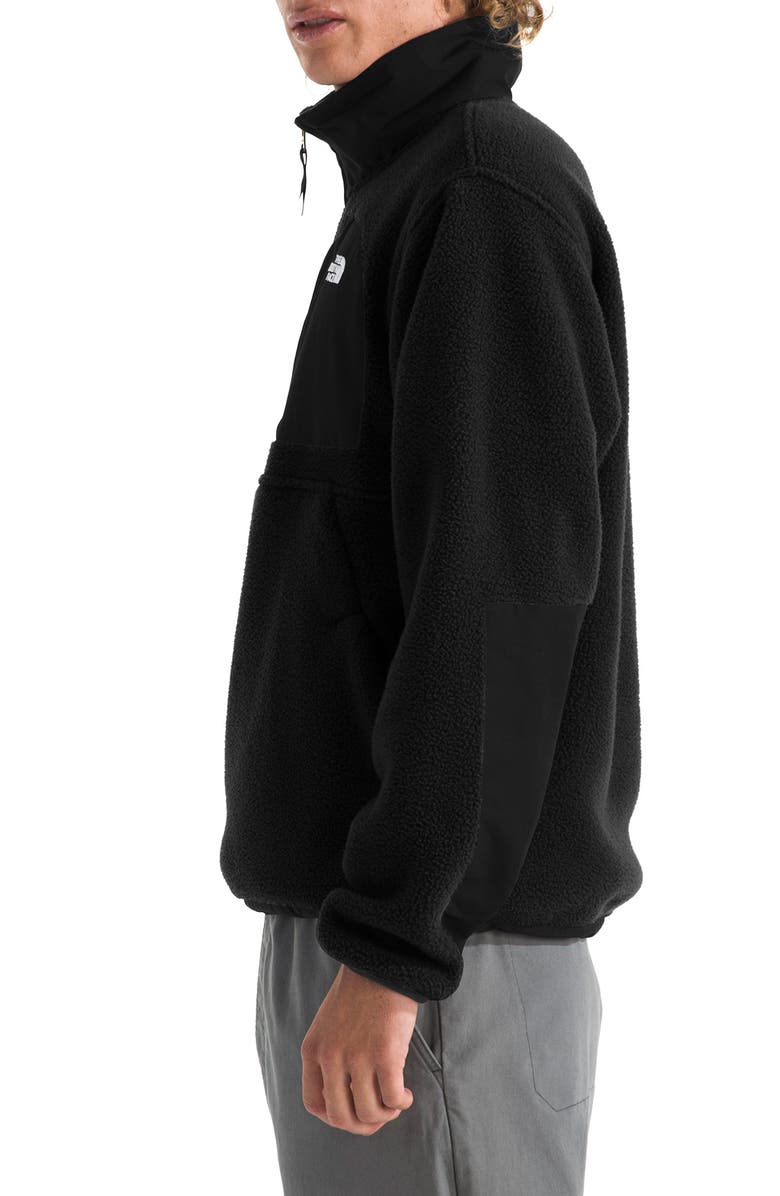 The North Face Yumiori Off Peak Recycled Fleece Half Zip Pullover, Alternate, color, Tnf Black